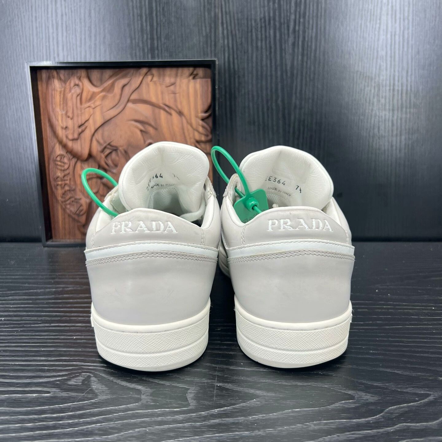Prada Prada Down White Lowtop Sneakers 41 Men Size US 8.5 / EU 41-42 - 7 Thumbnail