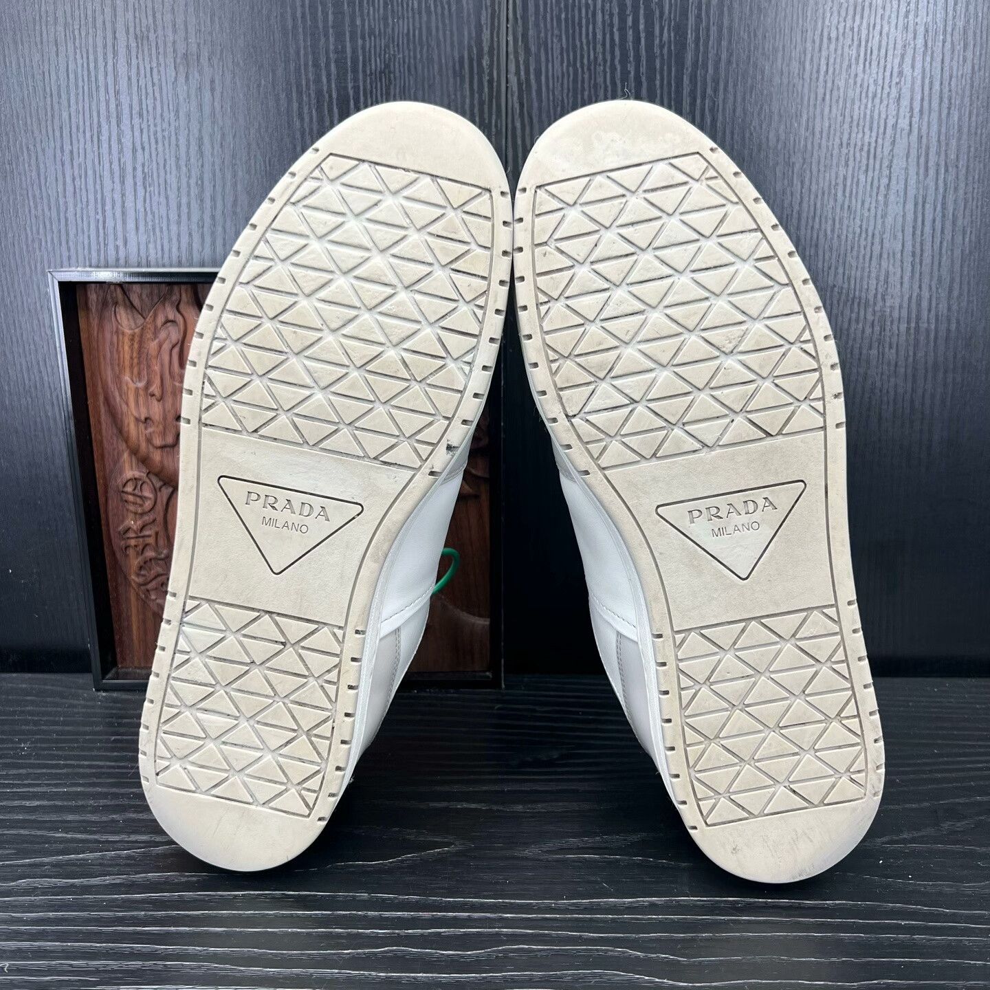 Prada Prada Down White Lowtop Sneakers 41 Men Size US 8.5 / EU 41-42 - 6 Thumbnail