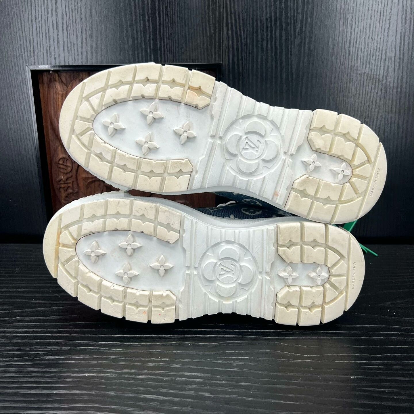 Louis Vuitton Louis Vuitton Denim Blue Hitop Sneakers 36 Women Size US 6 / IT 36 - 5 Thumbnail