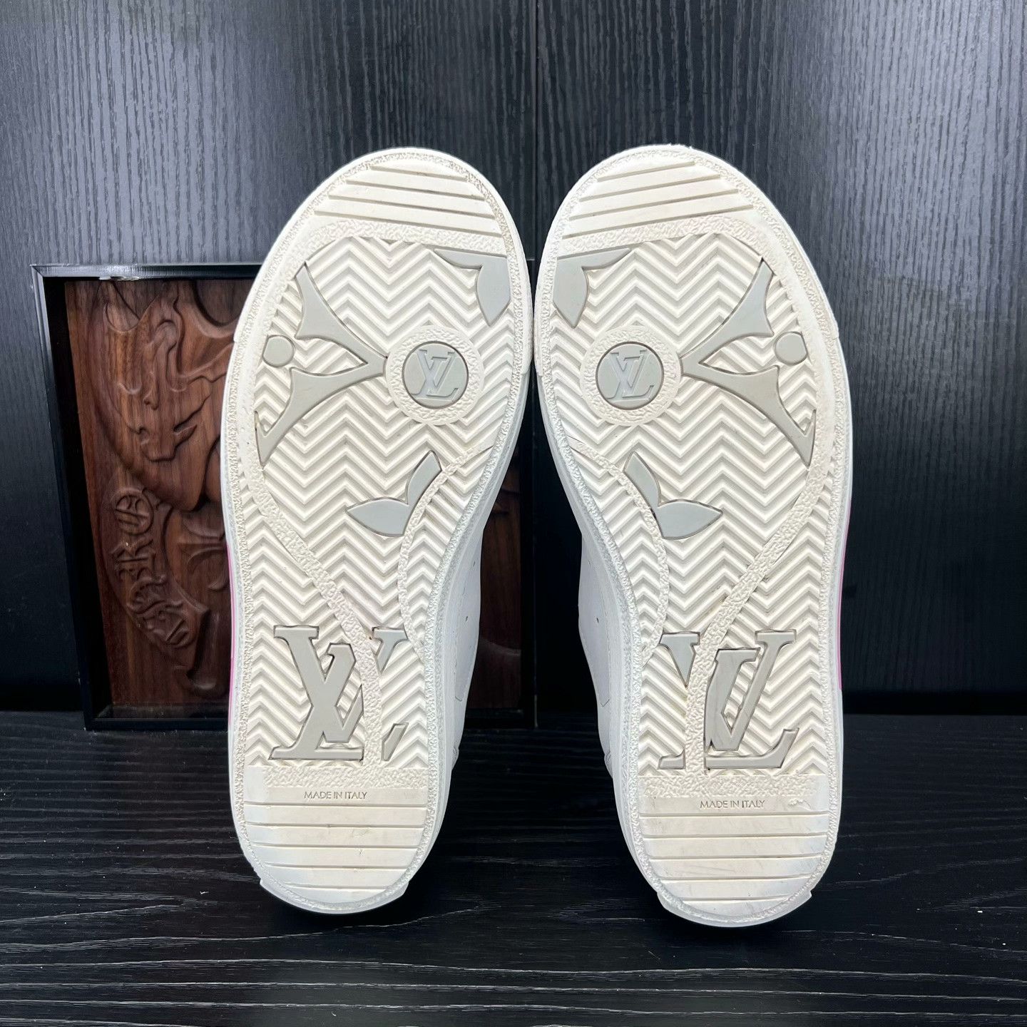 Louis Vuitton Louis Vuitton Pink Lowtop Sneakers 37 Women Size US 6.5 / IT 36.5 - 6 Thumbnail