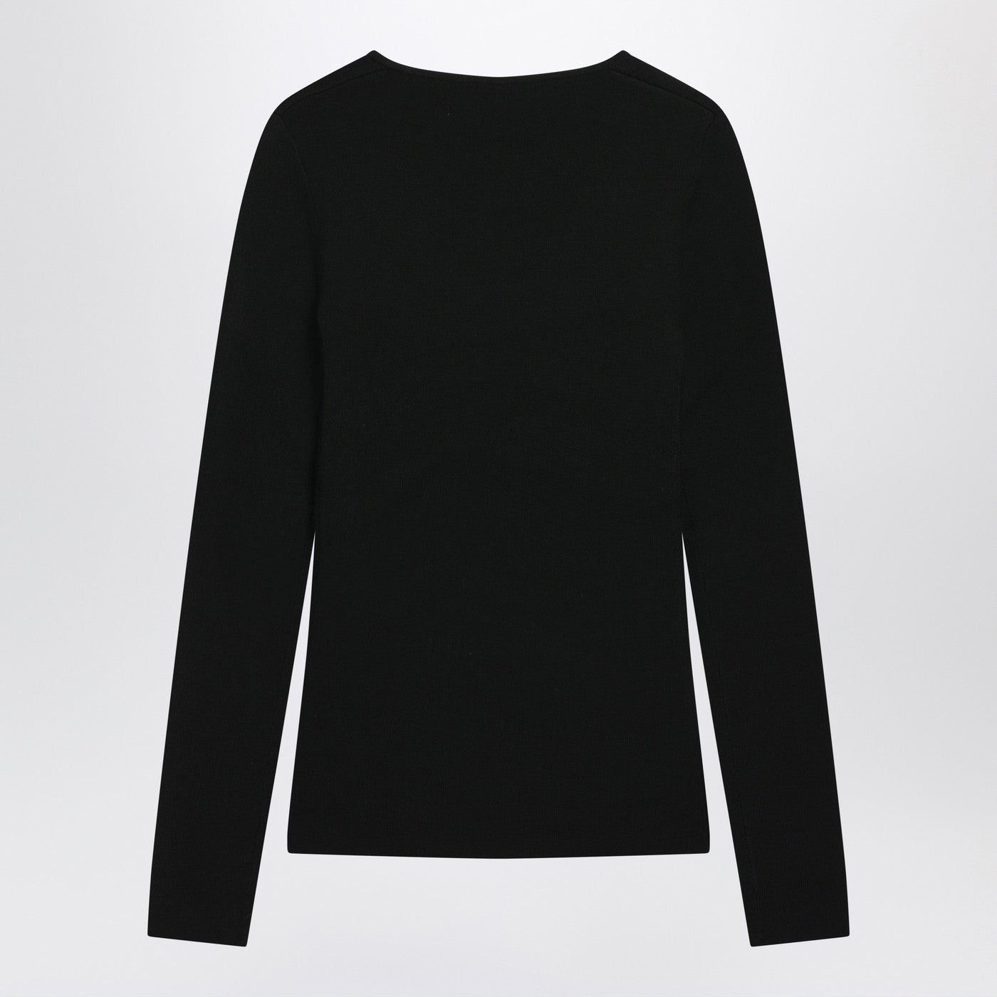 Toteme Toteme Black Wool-Blend Knit Top Size L / US 10 / IT 46 - 2 Thumbnail