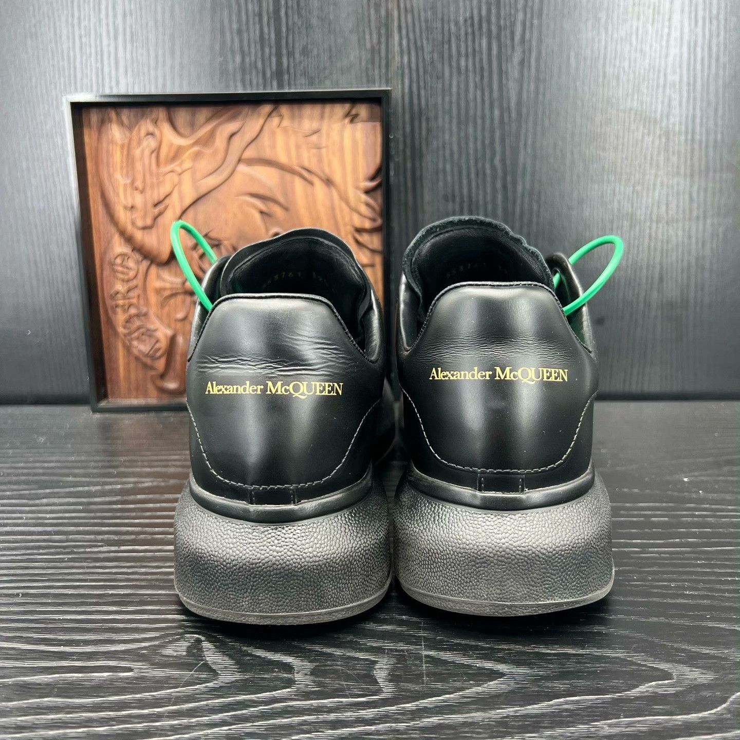 Alexander McQueen Alexander McQueen Black Lowtop Sneakers 39 Men Size US 6.5 / EU 39-40 - 5 Thumbnail