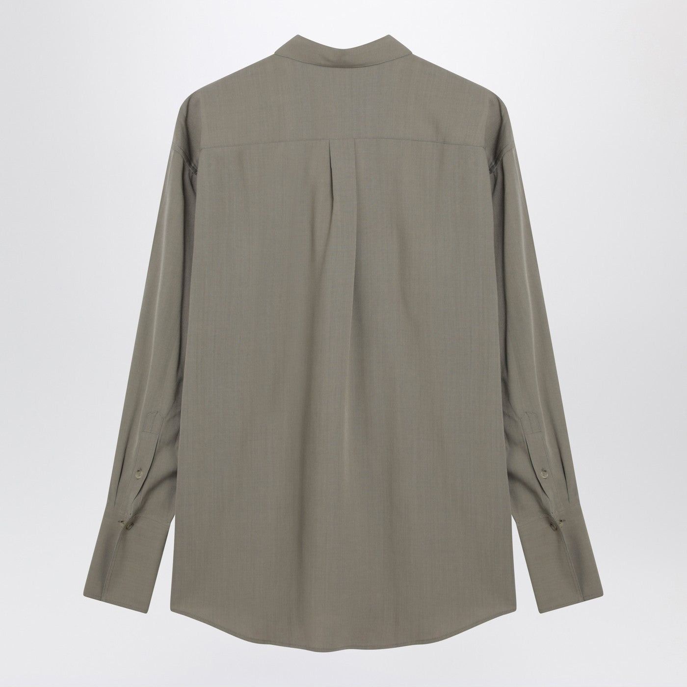 Toteme Toteme Taupe Wool-Blend Shirt Size M / US 6-8 / IT 42-44 - 2 Thumbnail