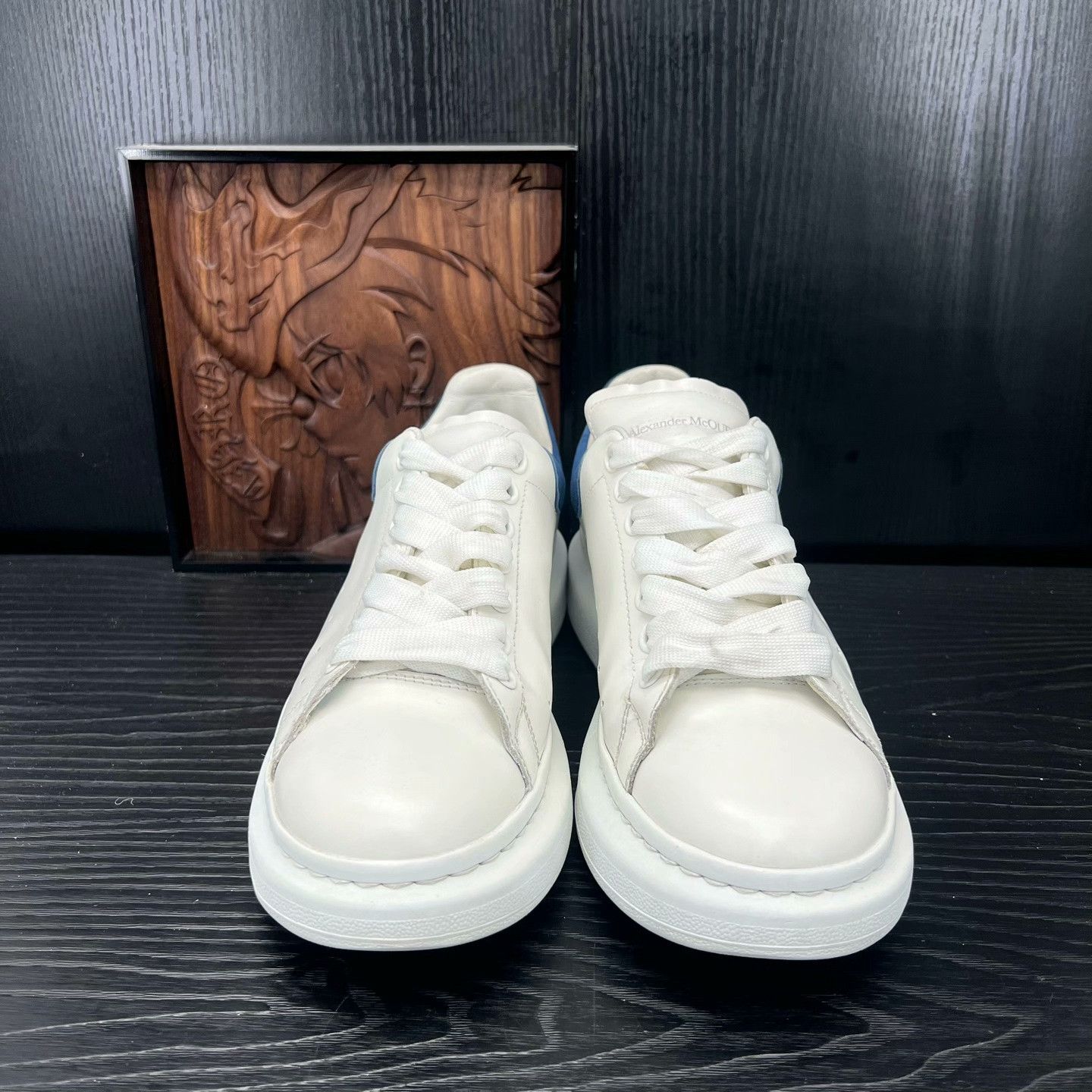 Alexander McQueen Alexander McQueen Blue Lowtop Sneakers 41 Men Size US 8.5 / EU 41-42 - 7 Thumbnail