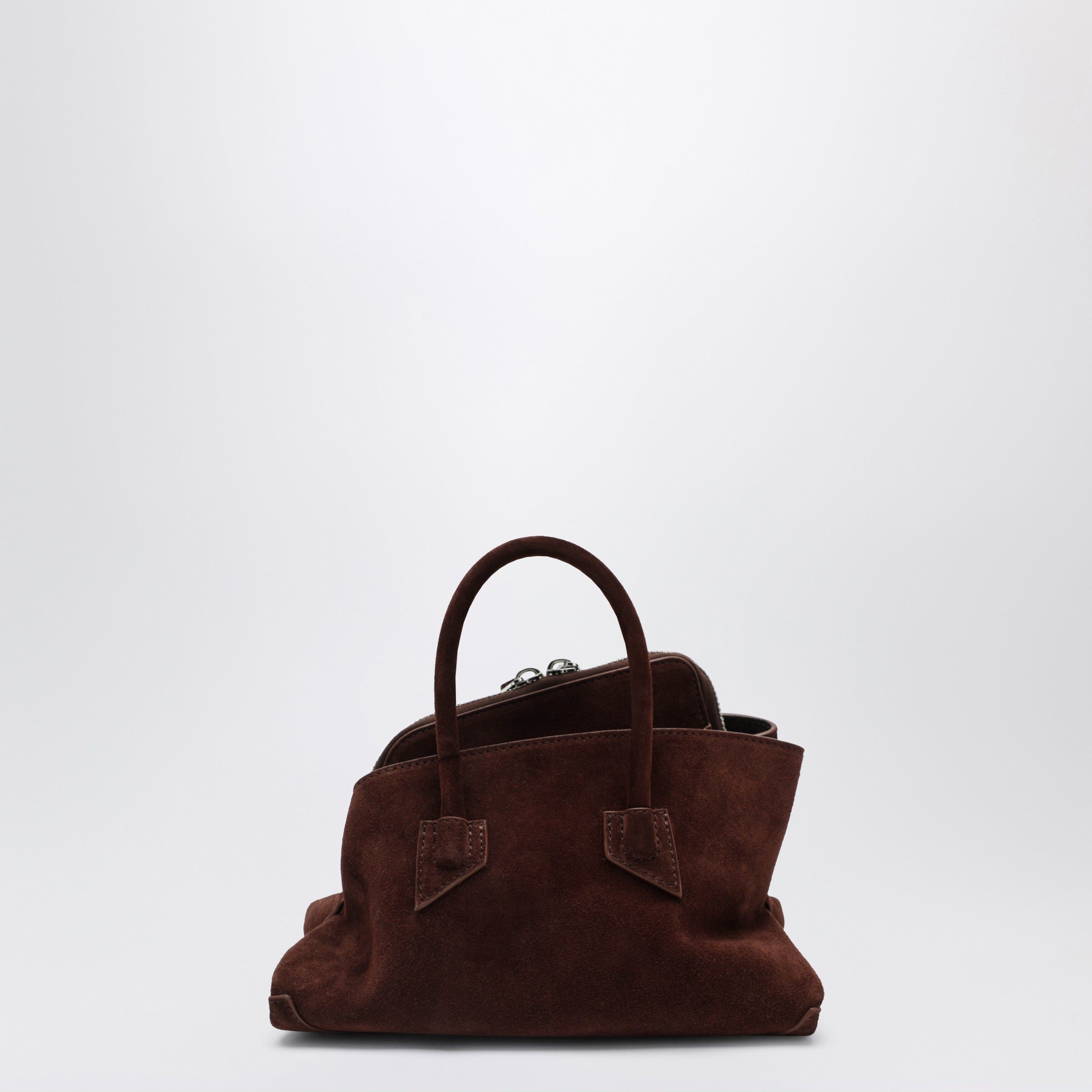 The Attico The Attico Brown Suede La Passeggiata Mini Bag Size ONE SIZE - 2 Thumbnail