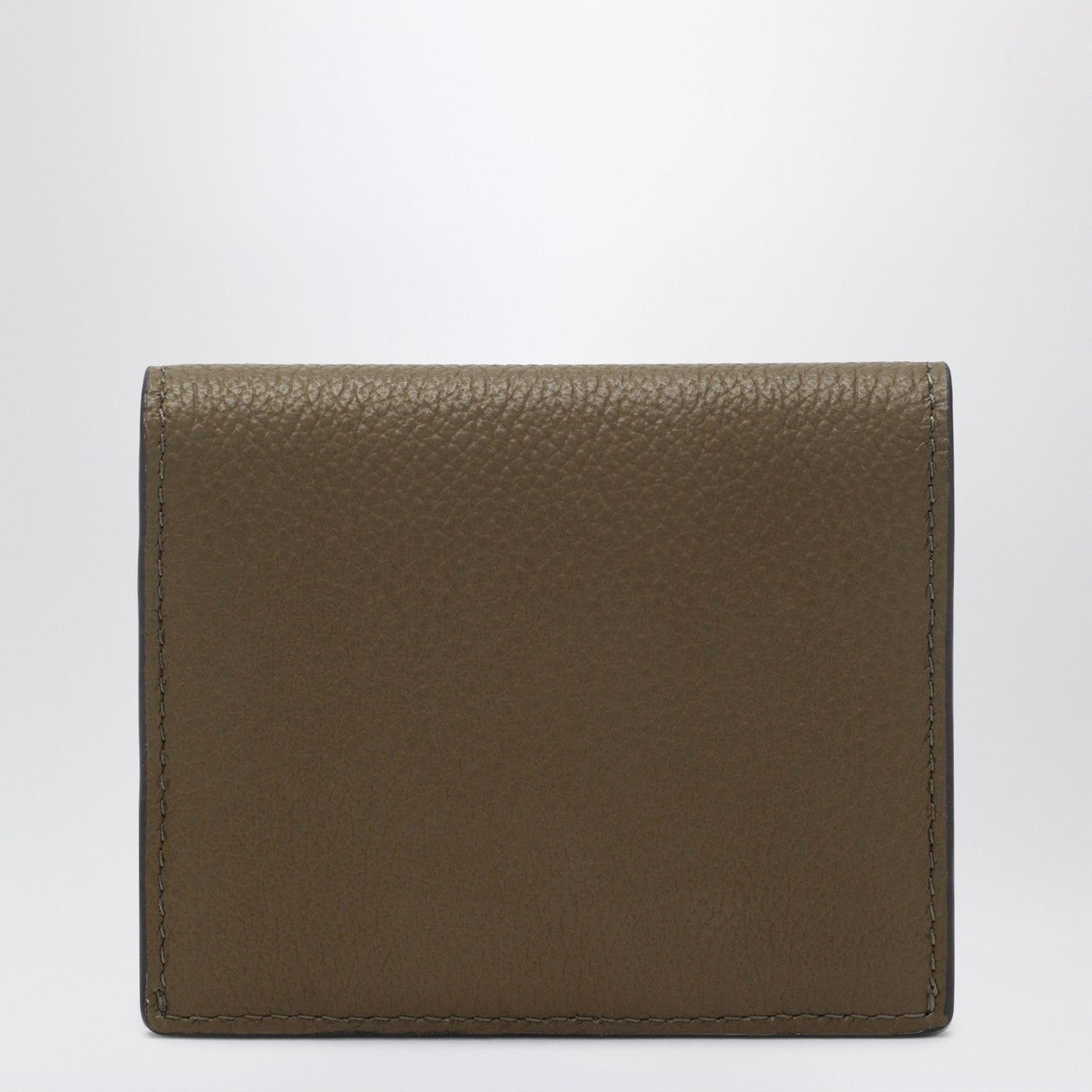 Toteme Toteme Taupe Grained-Leather T-Lock Card Holder Size ONE SIZE - 2 Thumbnail
