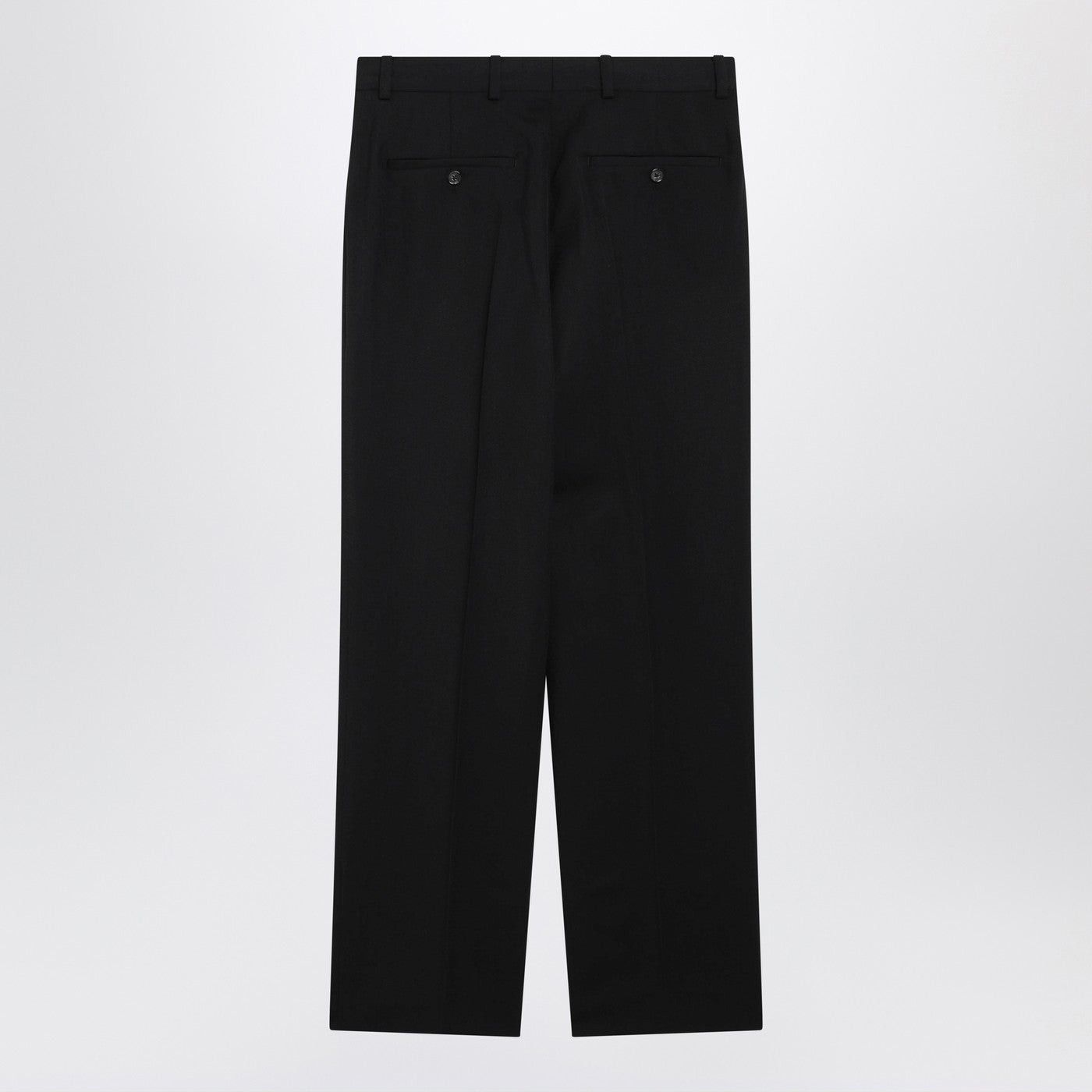 Toteme Toteme Black Wool-Blend Trousers Size 24" / US 00 / IT 34 - 2 Thumbnail