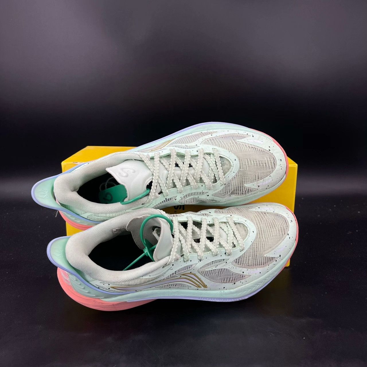Li-Ning Li-Ning Green Lowtop Sneakers 41 Men Size US 8.5 / EU 41-42 - 4 Thumbnail