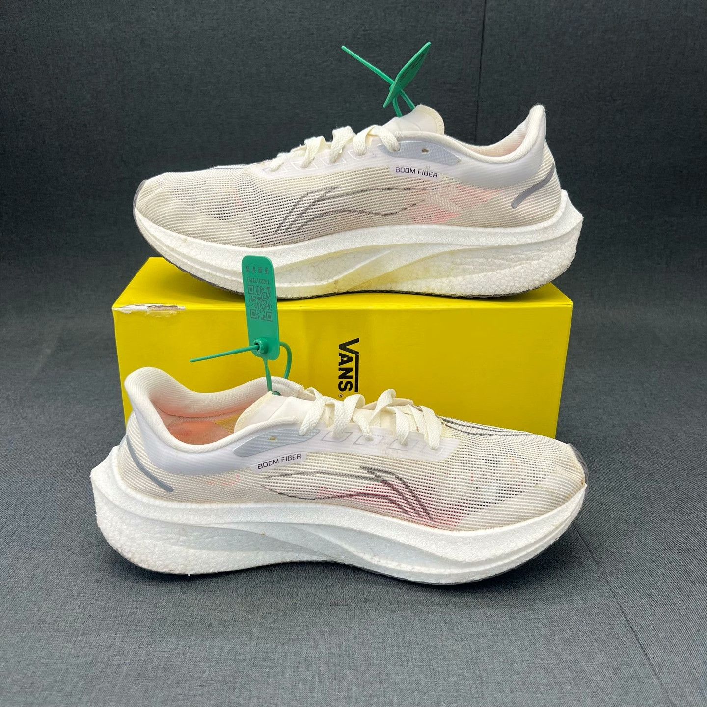 Li-Ning Li-Ning White Lowtop Sneakers 46 Men Size US 12 / EU 45 - 7 Thumbnail