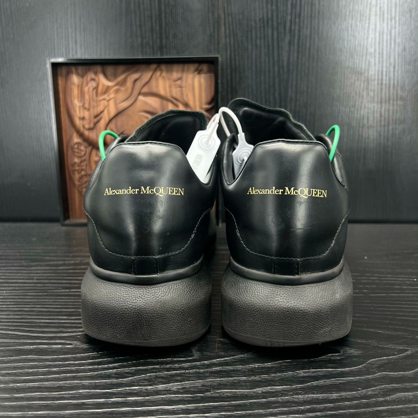 Alexander McQueen Alexander McQueen Black Lowtop Sneakers 44 Men Size US 10.5 / EU 43-44 - 5 Thumbnail