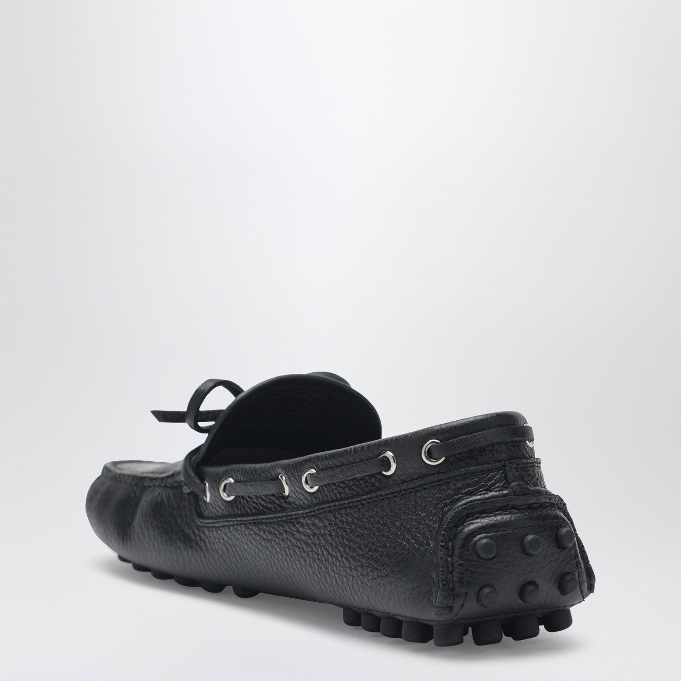 Prada Prada Black Leather Loafers With Strap Size US 10 / EU 43 - 2 Thumbnail