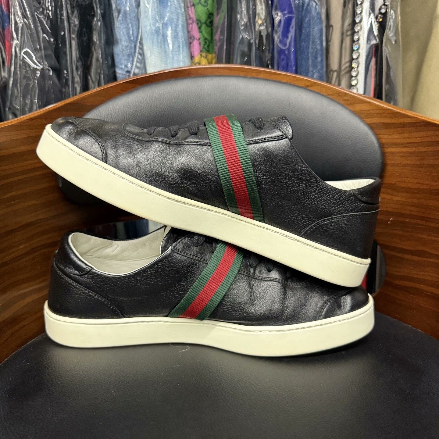 Gucci Gucci Black Lowtop Sneakers 42 Men Size US 9 / EU 42 - 6 Thumbnail