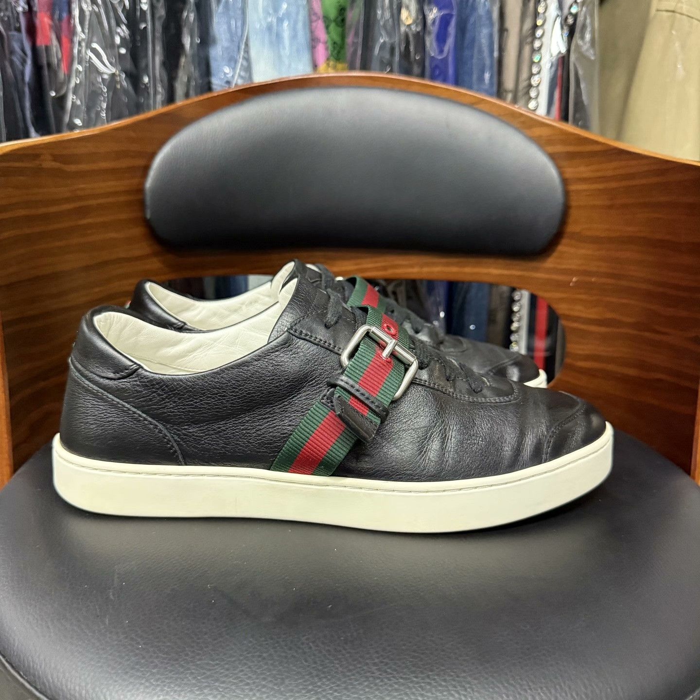 Gucci Gucci Black Lowtop Sneakers 42 Men Size US 9 / EU 42 - 4 Thumbnail