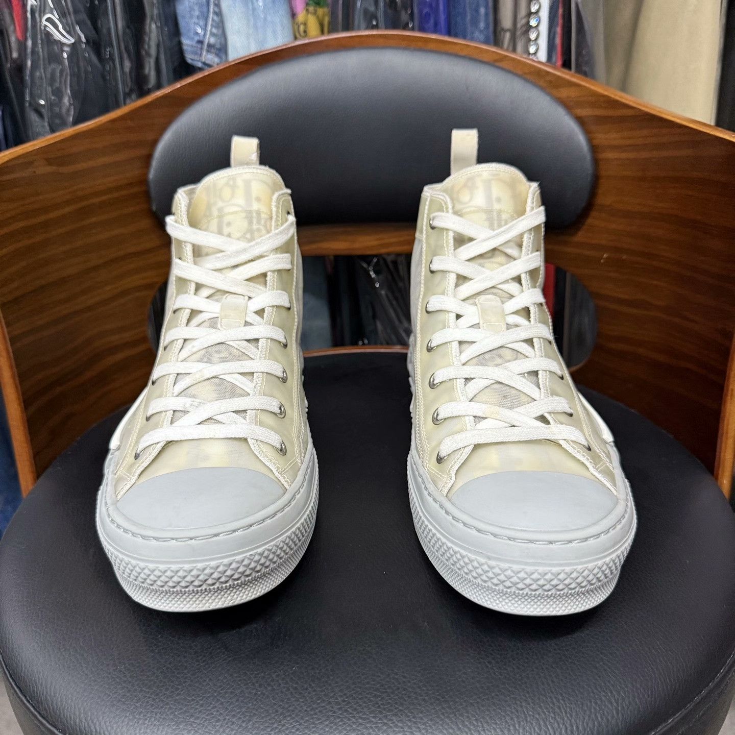 Dior Dior Gray Hitop Sneakers 23 Men Size US 10 / EU 43 - 2 Thumbnail