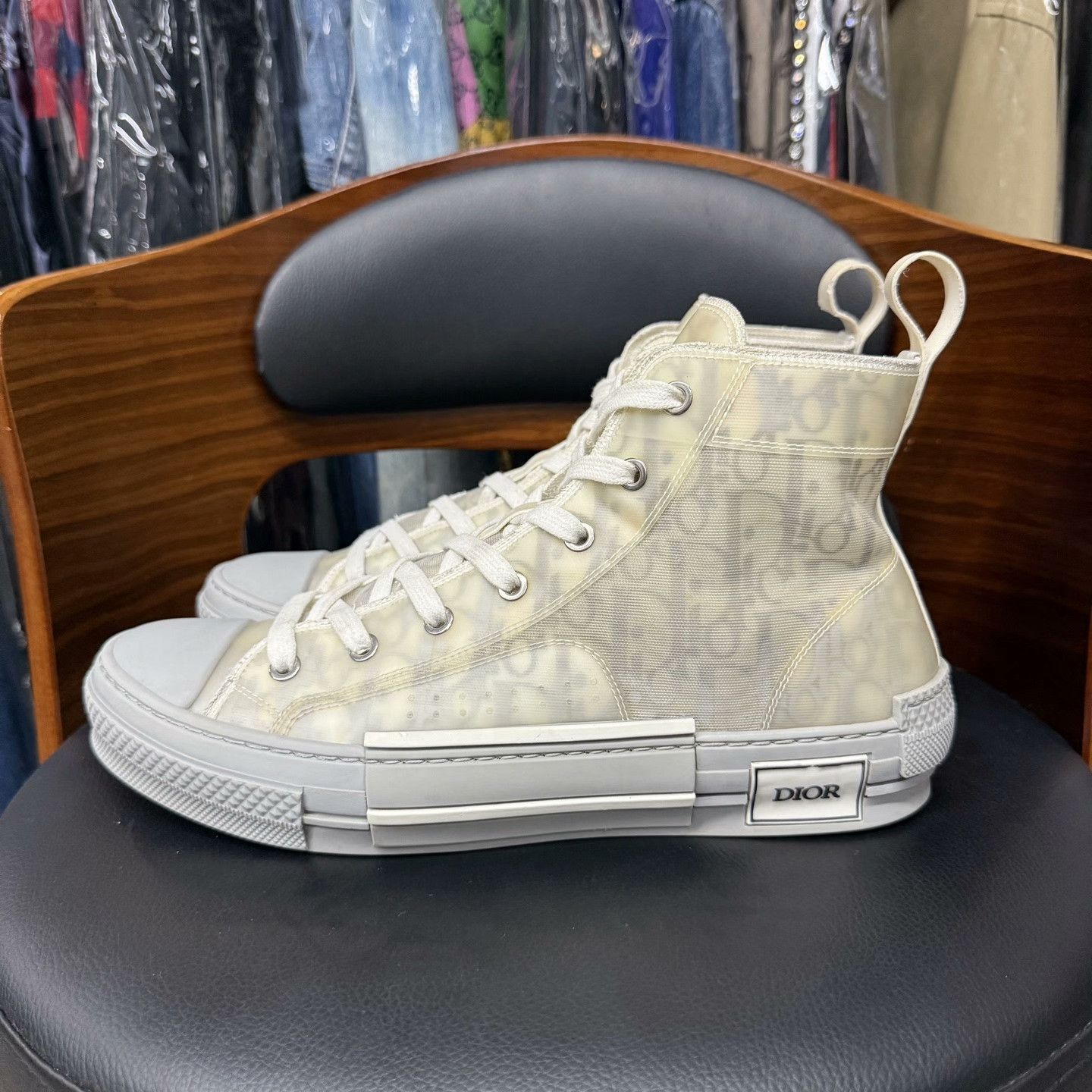 Dior Dior Gray Hitop Sneakers 23 Men Size US 10 / EU 43 - 6 Thumbnail