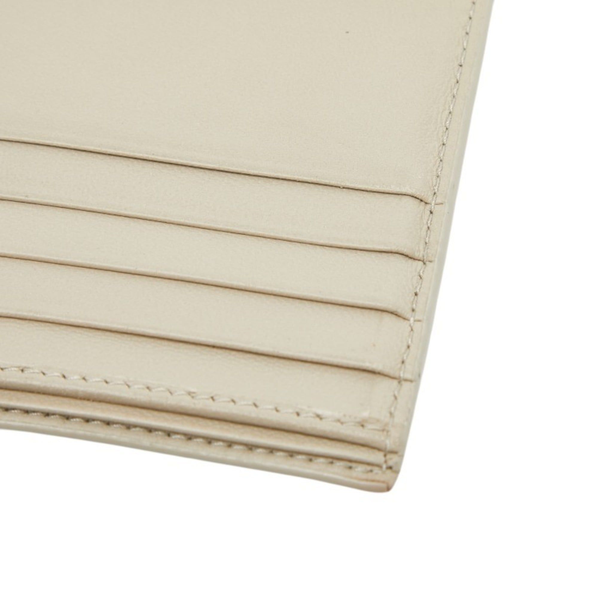 Bottega Veneta Bottega Veneta Intrecciato Bi-fold Wallet, Beige Leather, Women's BOTTEGAVENETA Size ONE SIZE - 6 Thumbnail