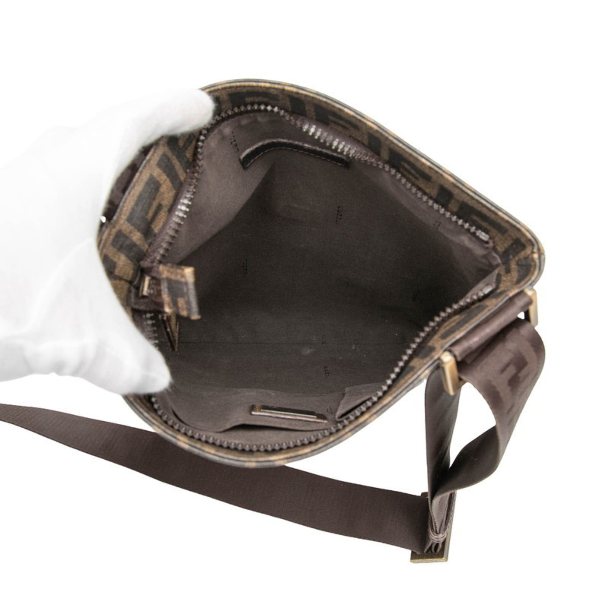 Fendi Fendi Zucca Crossbody Shoulder Bag 7VA207 Brown Women's FENDI Size ONE SIZE - 4 Thumbnail