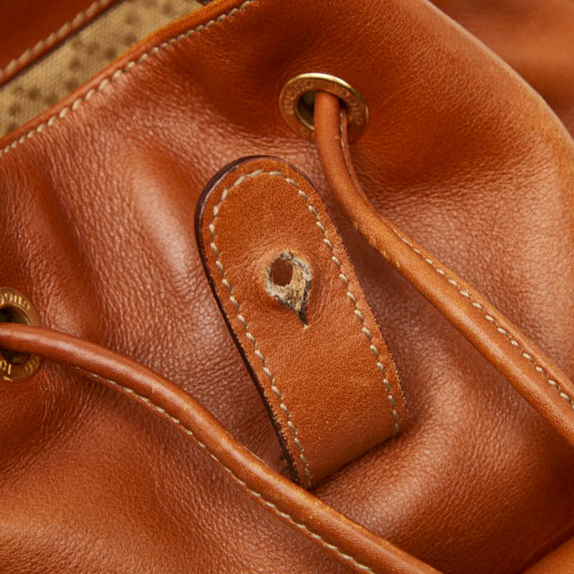 Gucci Gucci Bamboo Backpack 03 2265 0030 Brown Leather Women's GUCCI Size ONE SIZE - 10 Thumbnail