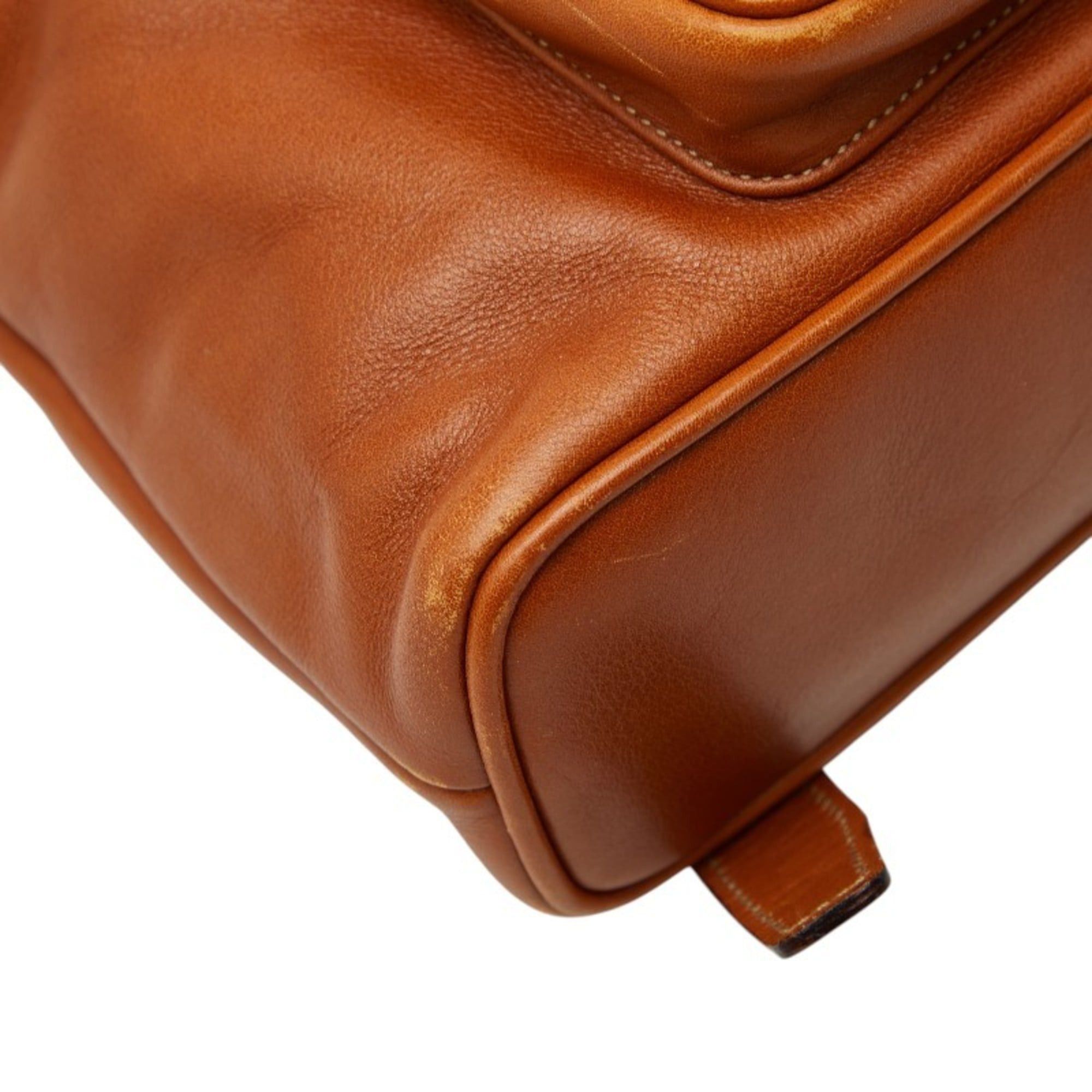 Gucci Gucci Bamboo Backpack 03 2265 0030 Brown Leather Women's GUCCI Size ONE SIZE - 5 Thumbnail