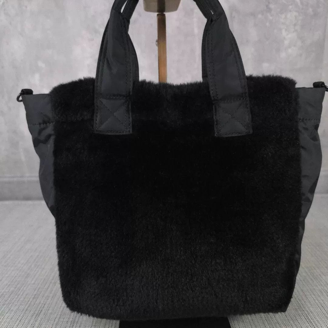 Porter PORTER Y2K 2way Nylon Fur Black Bag Size ONE SIZE - 2 Thumbnail