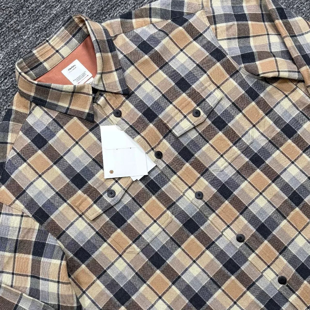 Visvim visvim 25SS Lumber Check L/S Beige Size US M / EU 48-50 / 2 - 2 Thumbnail