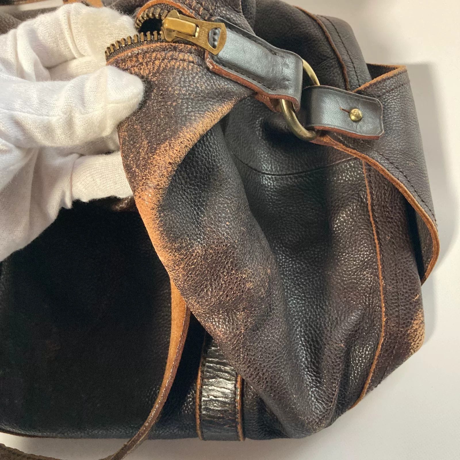 Porter Porter Leather Hand Luggage Bag Size ONE SIZE - 6 Thumbnail