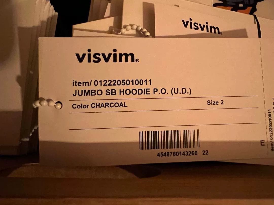Visvim visvim JUMBO SB HOODIE CHARCOAL Size US M / EU 48-50 / 2 - 6 Thumbnail