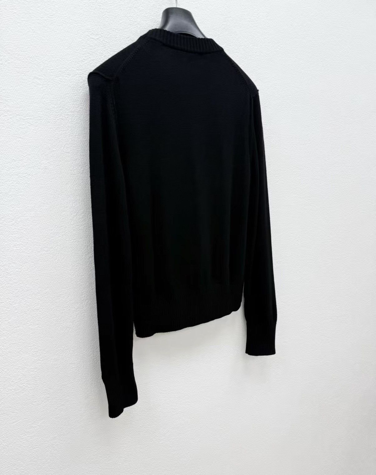 Dolce & Gabbana Black Embroidered 'Paradiso' Heart Sweater Size US M / EU 48-50 / 2 - 4 Thumbnail