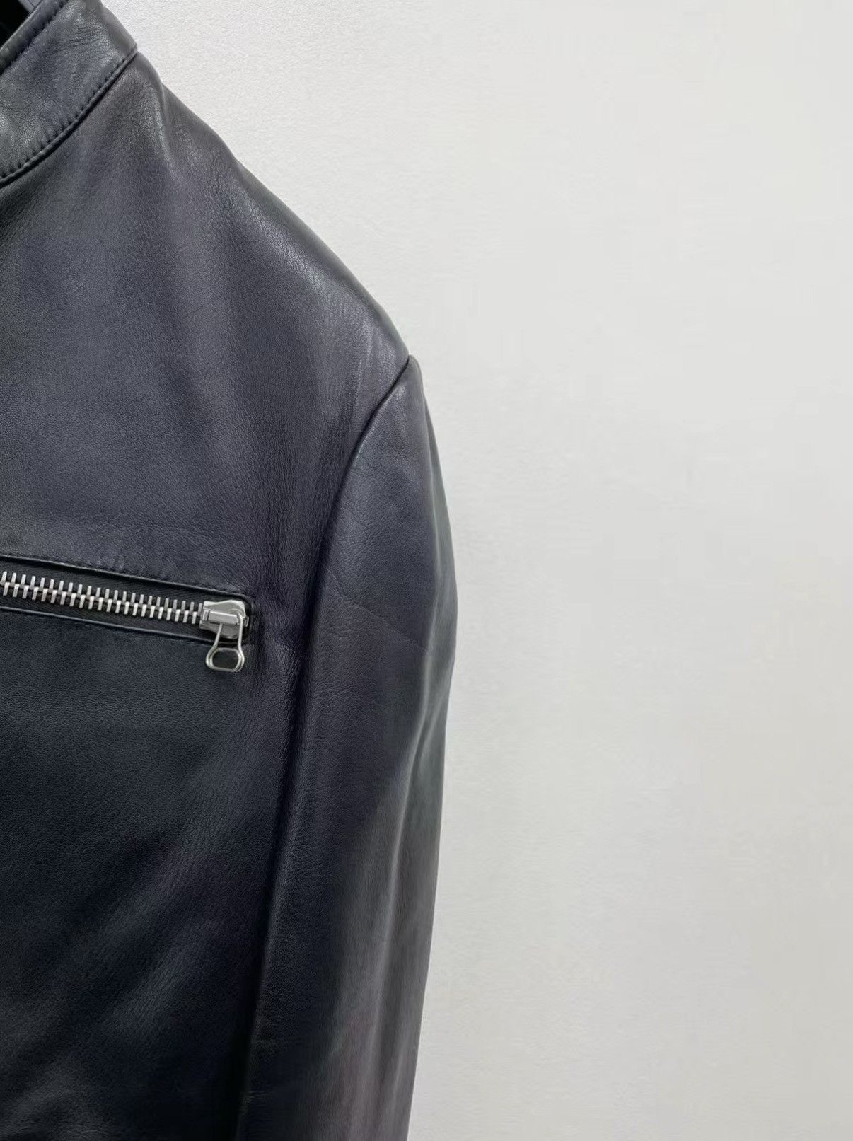 Lanvin Black Leather Moto Jacket Size M Size US M / EU 48-50 / 2 - 3 Thumbnail