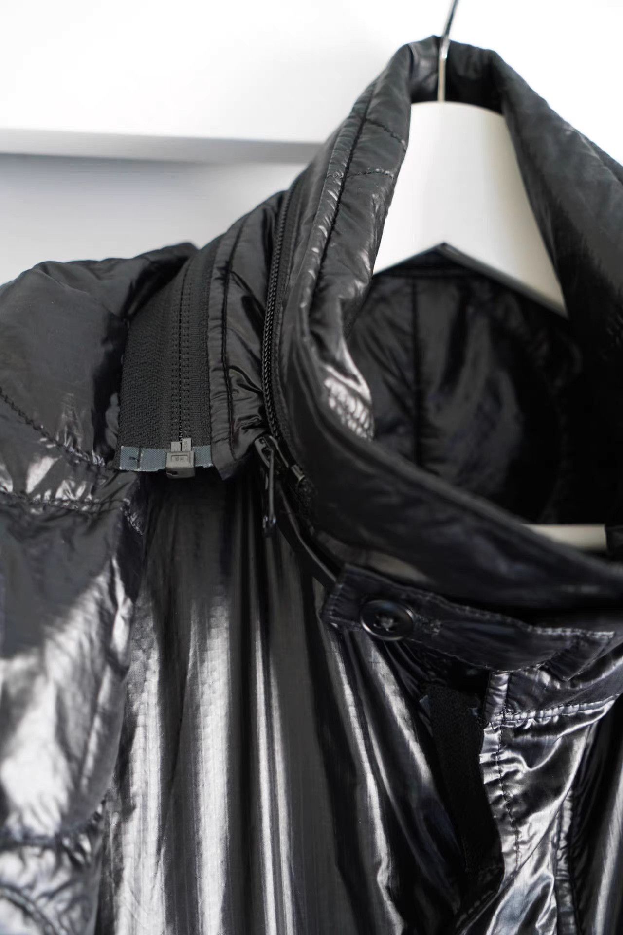 Yohji Yamamoto Black Long Parka with Hood - Size S Size US S / EU 44-46 / 1 - 3 Thumbnail