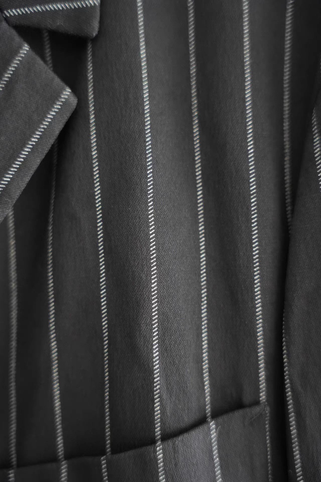 Yohji Yamamoto Black Pinstripe Long Sleeve Blazer Size US S / EU 44-46 / 1 - 4 Thumbnail