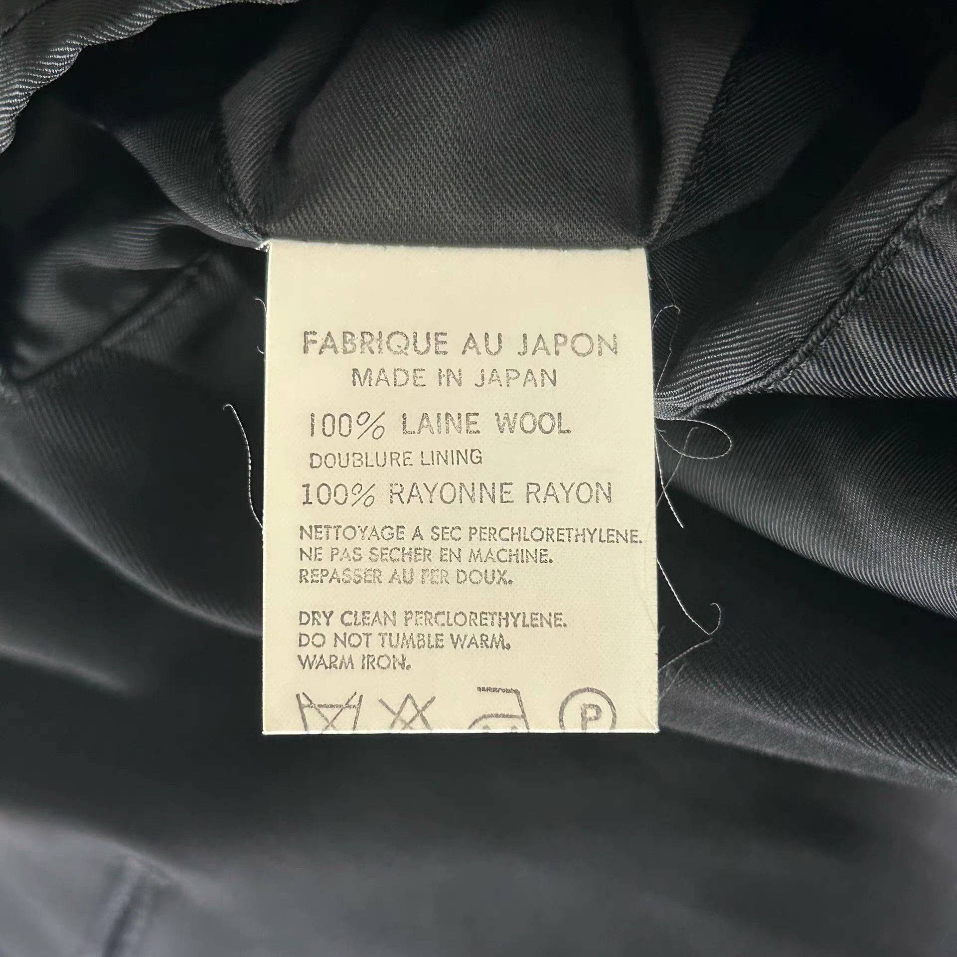 Yohji Yamamoto Black Long Button-Front Coat Size US M / EU 48-50 / 2 - 7 Thumbnail