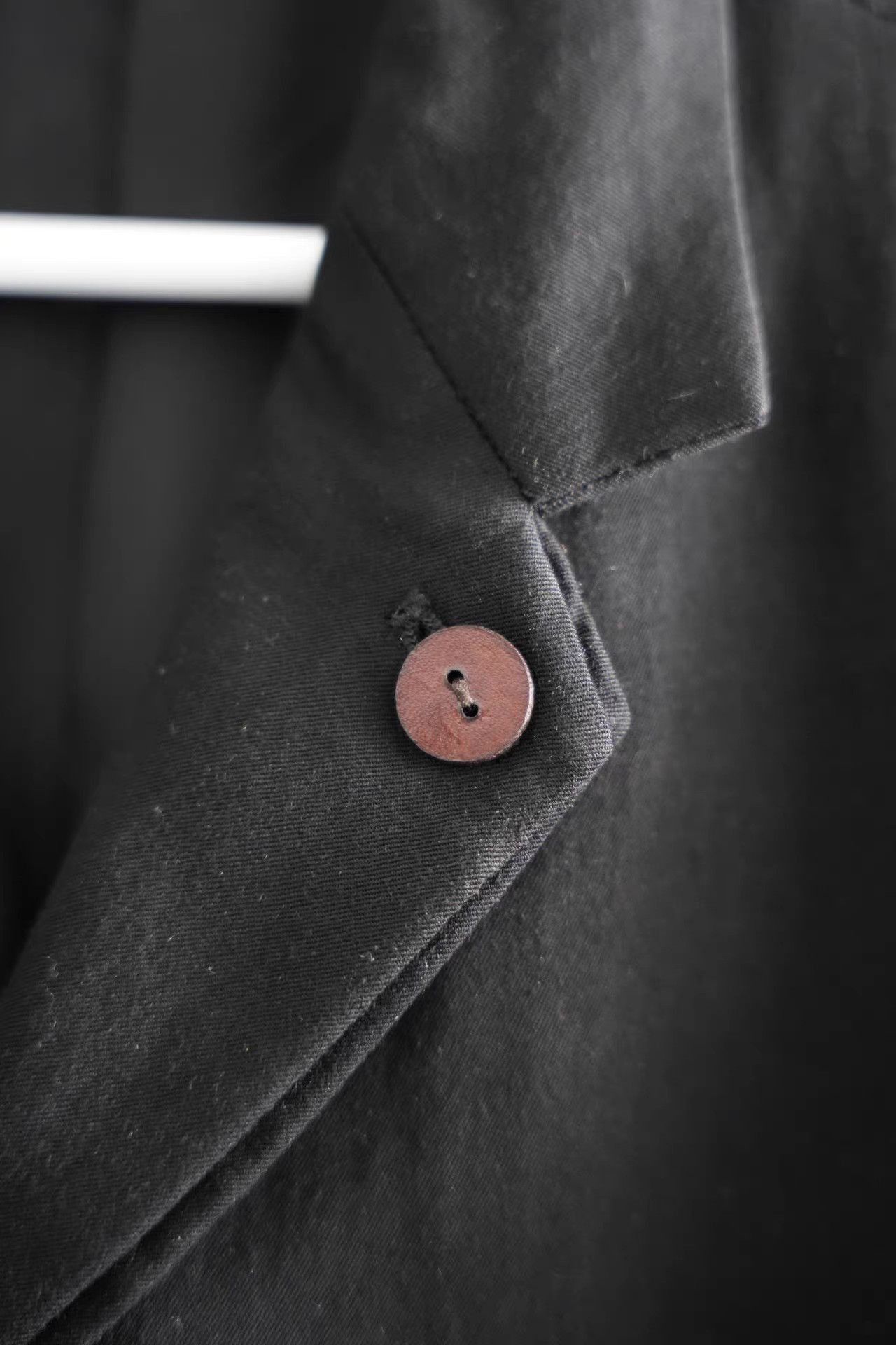 Yohji Yamamoto Black Button-Front Light Jacket - Size M Size US M / EU 48-50 / 2 - 5 Thumbnail