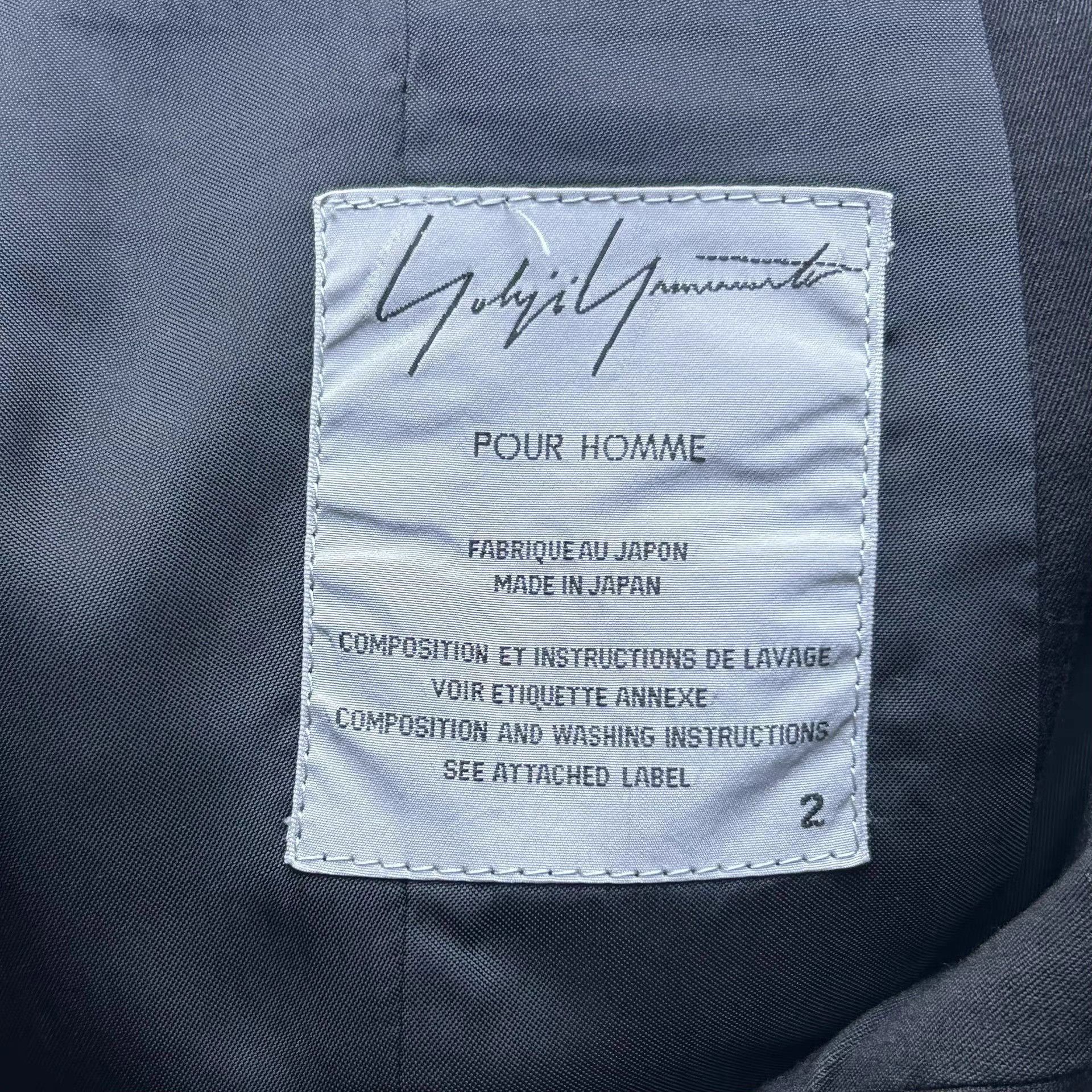 Yohji Yamamoto Black Button-Front Light Jacket - Size M Size US M / EU 48-50 / 2 - 6 Thumbnail