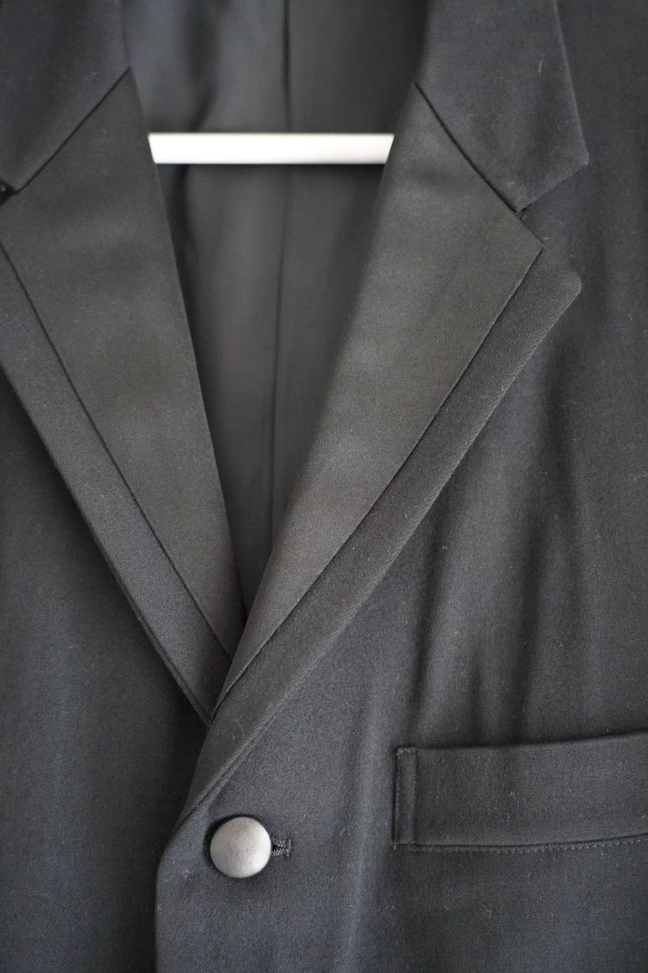 Yohji Yamamoto Black Long Buttoned Coat Size S Size US S / EU 44-46 / 1 - 3 Thumbnail