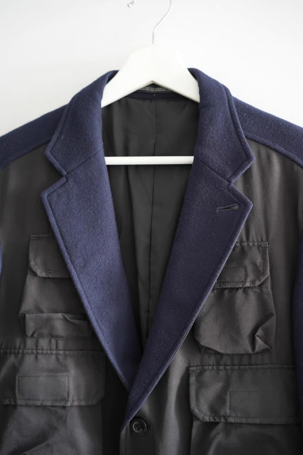 Yohji Yamamoto Black Multi-Pocket Button-Front Jacket Size M Size US M / EU 48-50 / 2 - 3 Thumbnail