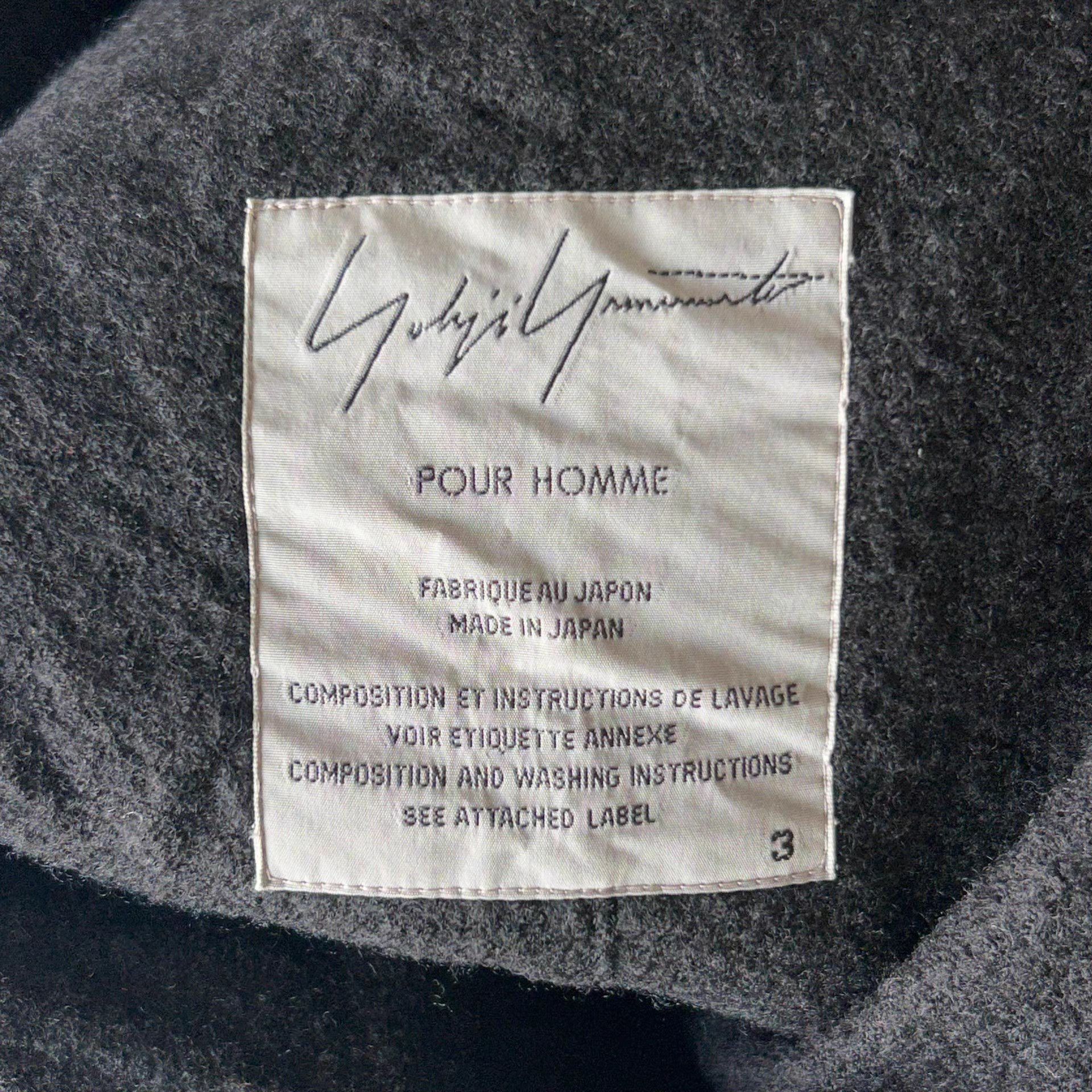 Yohji Yamamoto Black Single-Breasted Blazer - Size L Size US L / EU 52-54 / 3 - 5 Thumbnail