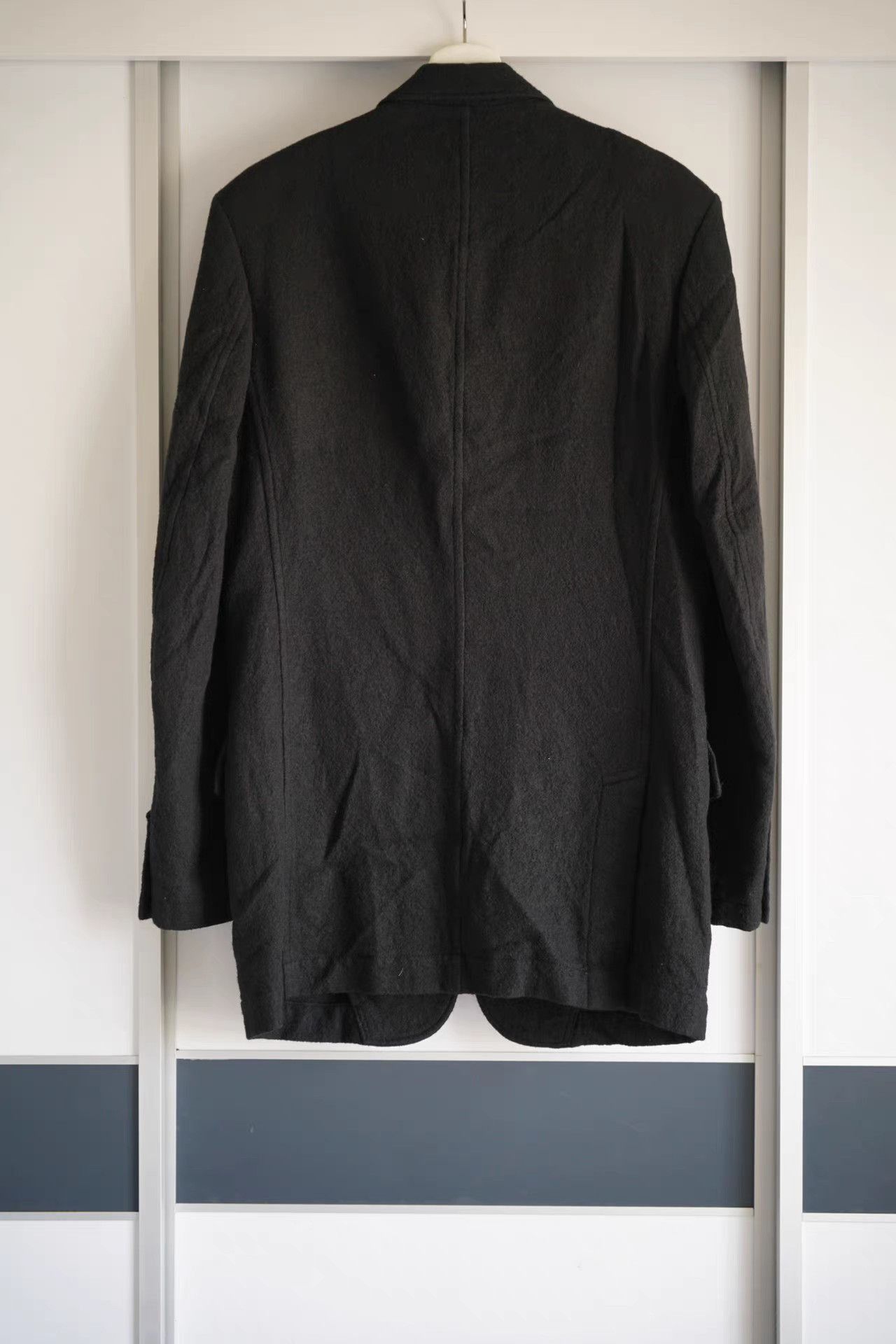 Yohji Yamamoto Black Single-Breasted Blazer - Size L Size US L / EU 52-54 / 3 - 2 Thumbnail