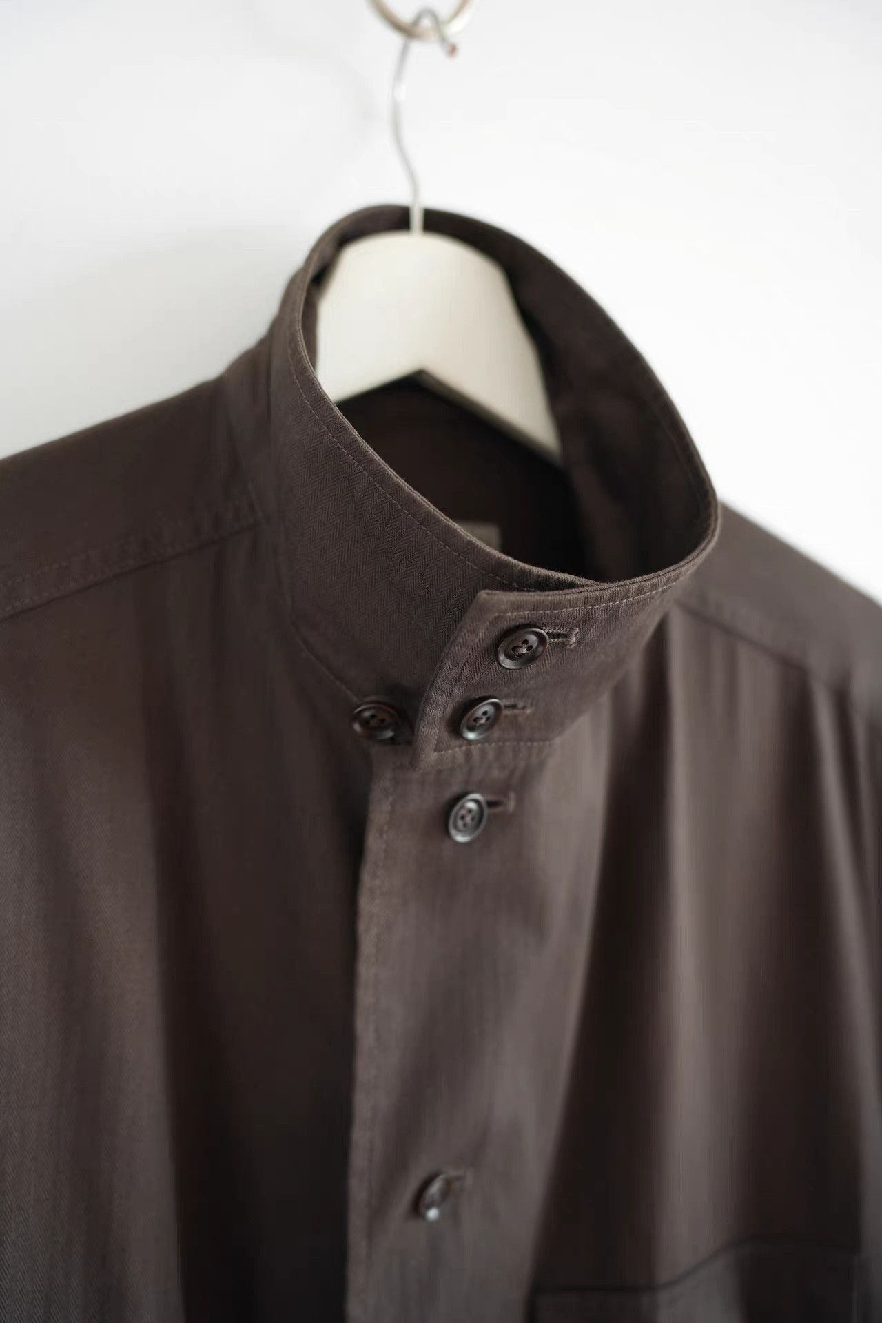 Yohji Yamamoto Brown Long Button-Front Coat Size US M / EU 48-50 / 2 - 4 Thumbnail