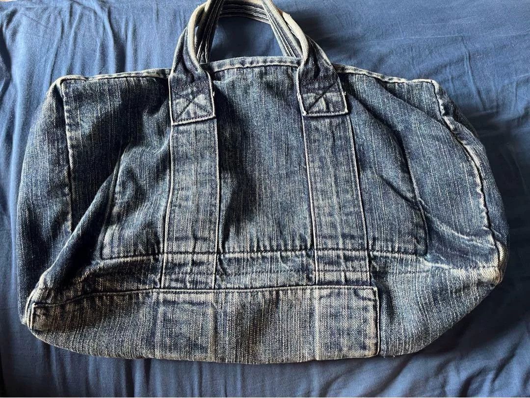 Porter Classic Porter Classic Vintage Denim Handbag Size ONE SIZE - 5 Thumbnail