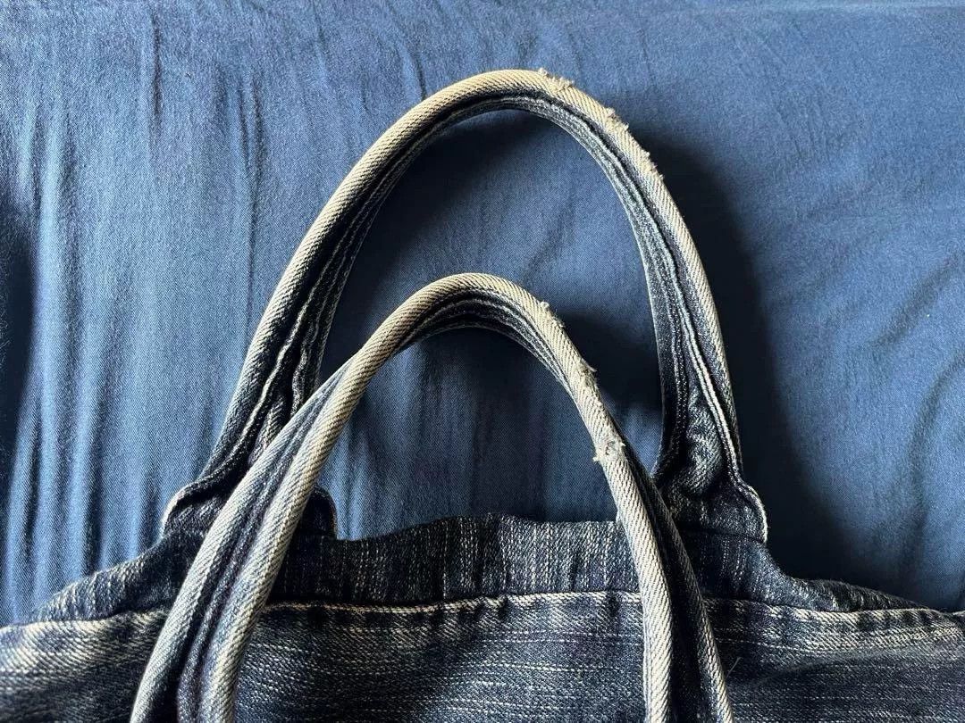 Porter Classic Porter Classic Vintage Denim Handbag Size ONE SIZE - 3 Thumbnail
