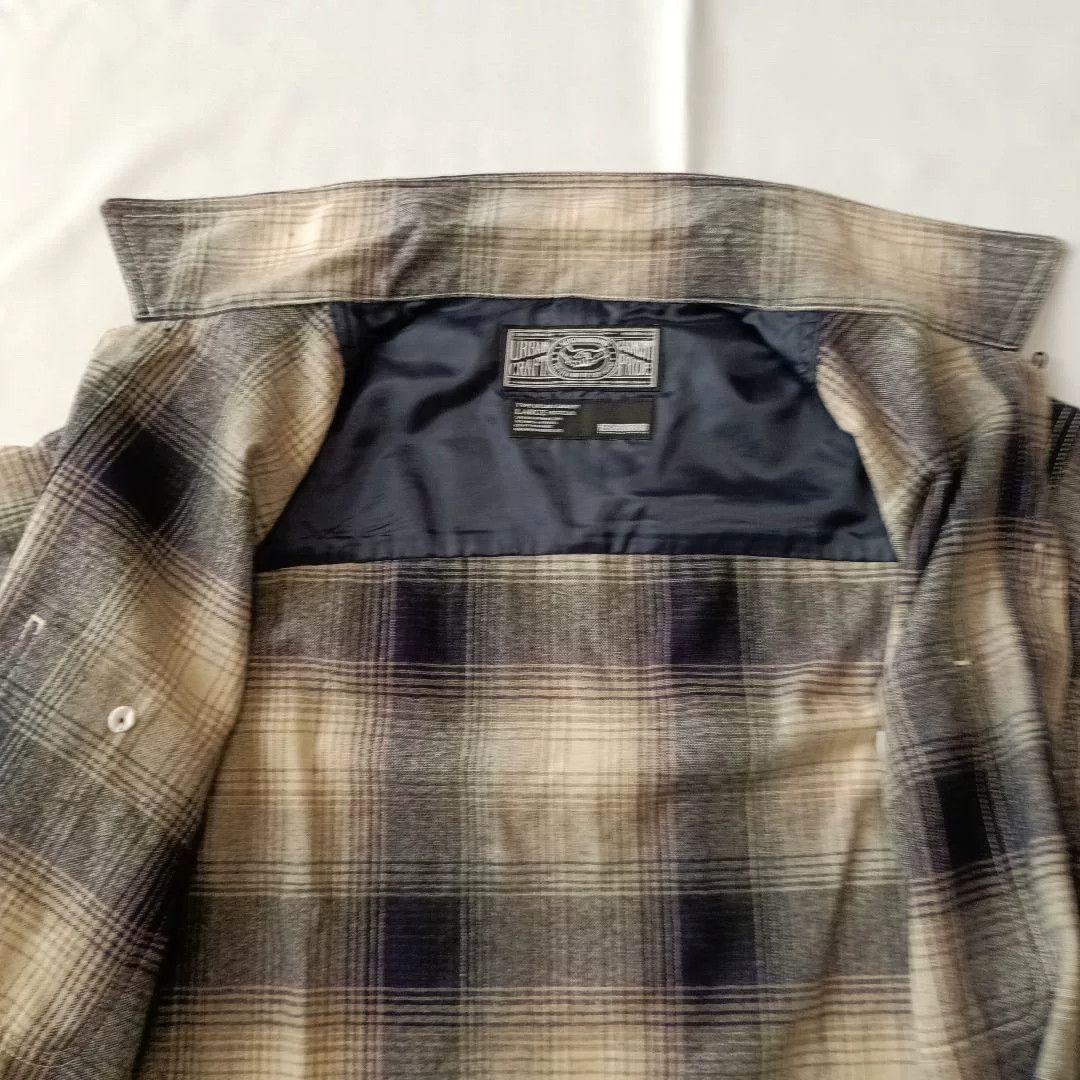 Neighborhood neighborhood 092BENH-SHM02 Wool Plaid Shirt Size US L / EU 52-54 / 3 - 9 Thumbnail