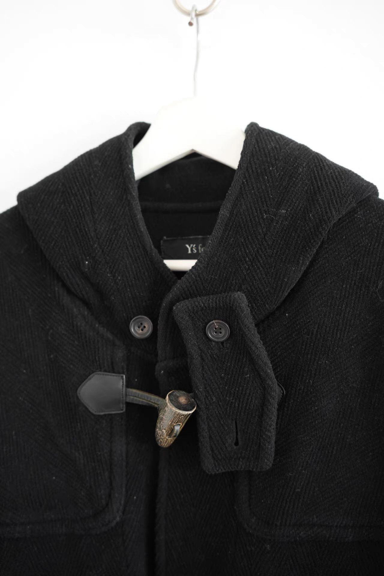 Yohji Yamamoto Black Toggle-Button Long Coat Size US XL / EU 56 / 4 - 3 Thumbnail