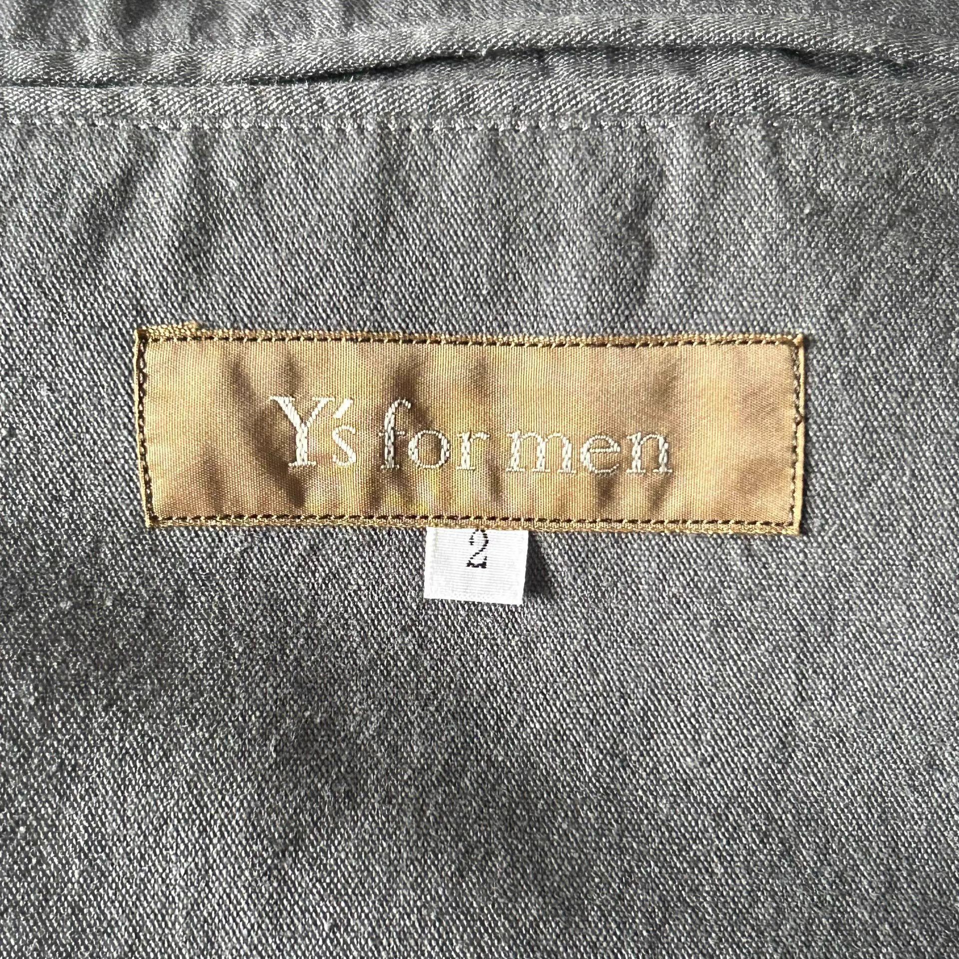 Yohji Yamamoto Gray Long Button-Front Coat Size US M / EU 48-50 / 2 - 6 Thumbnail