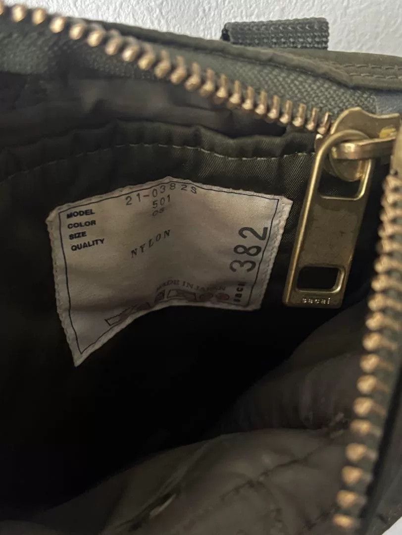 Sacai sacai x PORTER Olive Green Nylon Shoulder Bag Size ONE SIZE - 7 Thumbnail