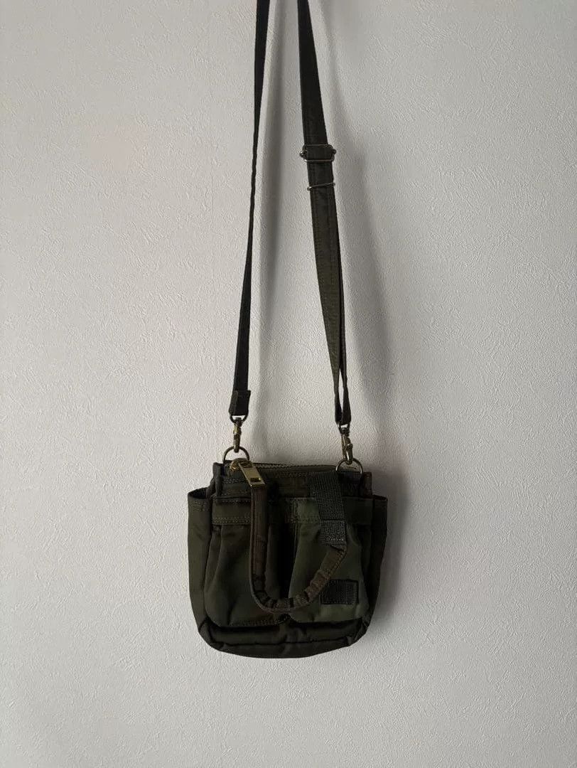 Sacai sacai x PORTER Olive Green Nylon Shoulder Bag Size ONE SIZE - 3 Thumbnail
