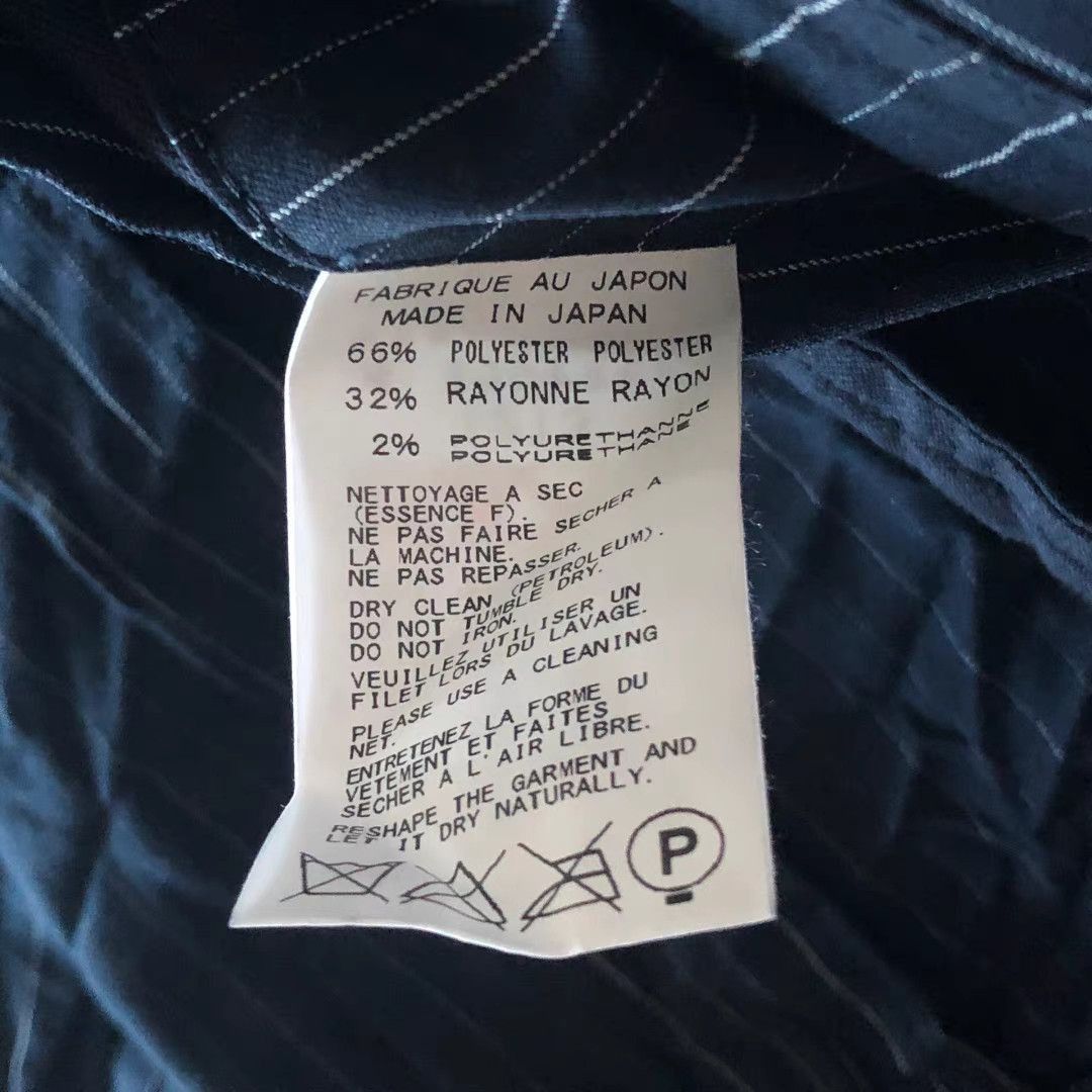 Yohji Yamamoto Blue Striped Lightweight Jacket - Size M Size US M / EU 48-50 / 2 - 4 Thumbnail