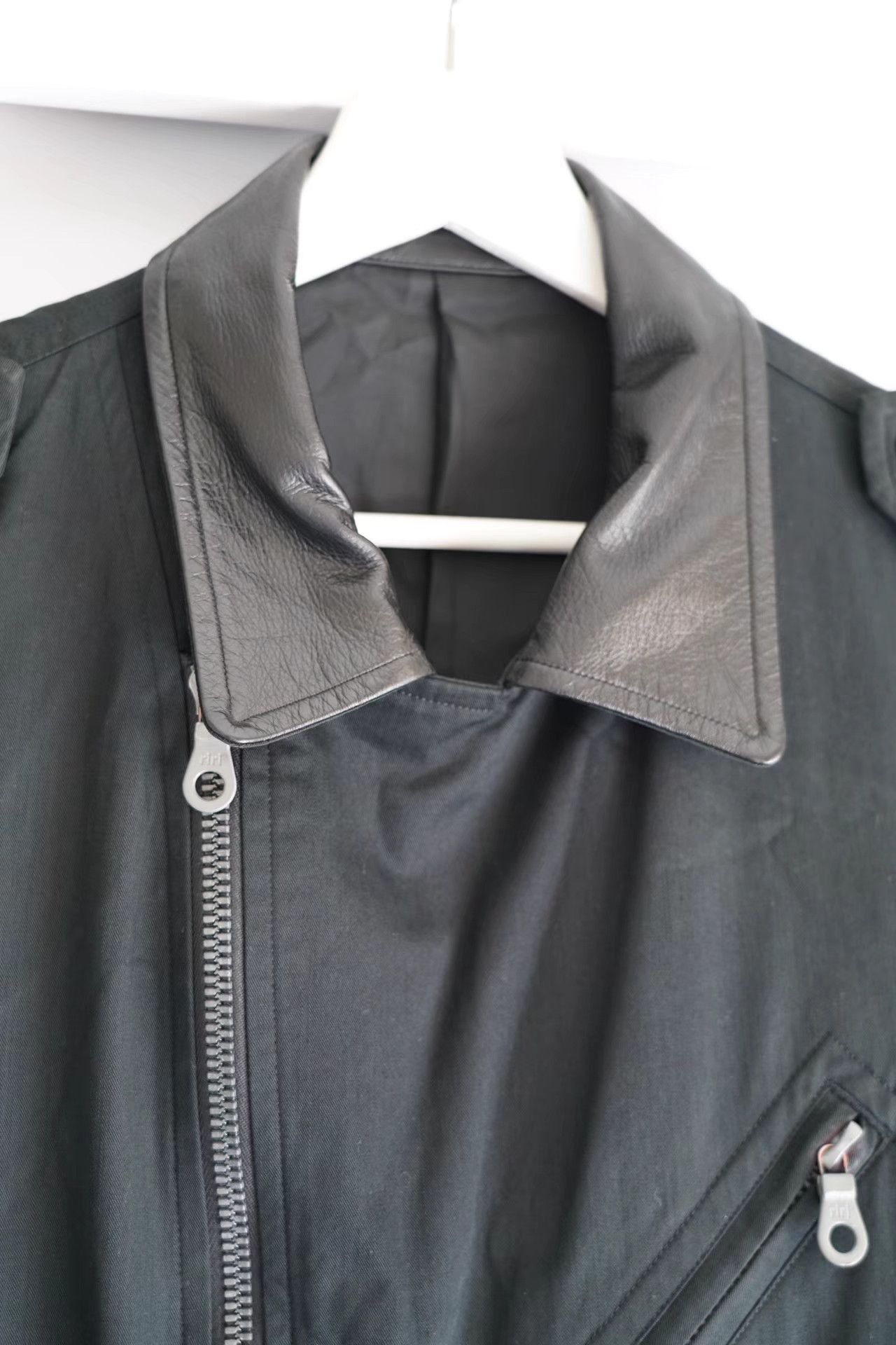 Yohji Yamamoto Black Leather Biker Jacket Size S Size US S / EU 44-46 / 1 - 3 Thumbnail