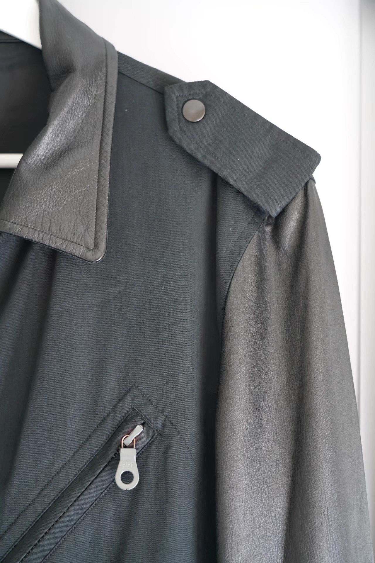 Yohji Yamamoto Black Leather Biker Jacket Size S Size US S / EU 44-46 / 1 - 4 Thumbnail