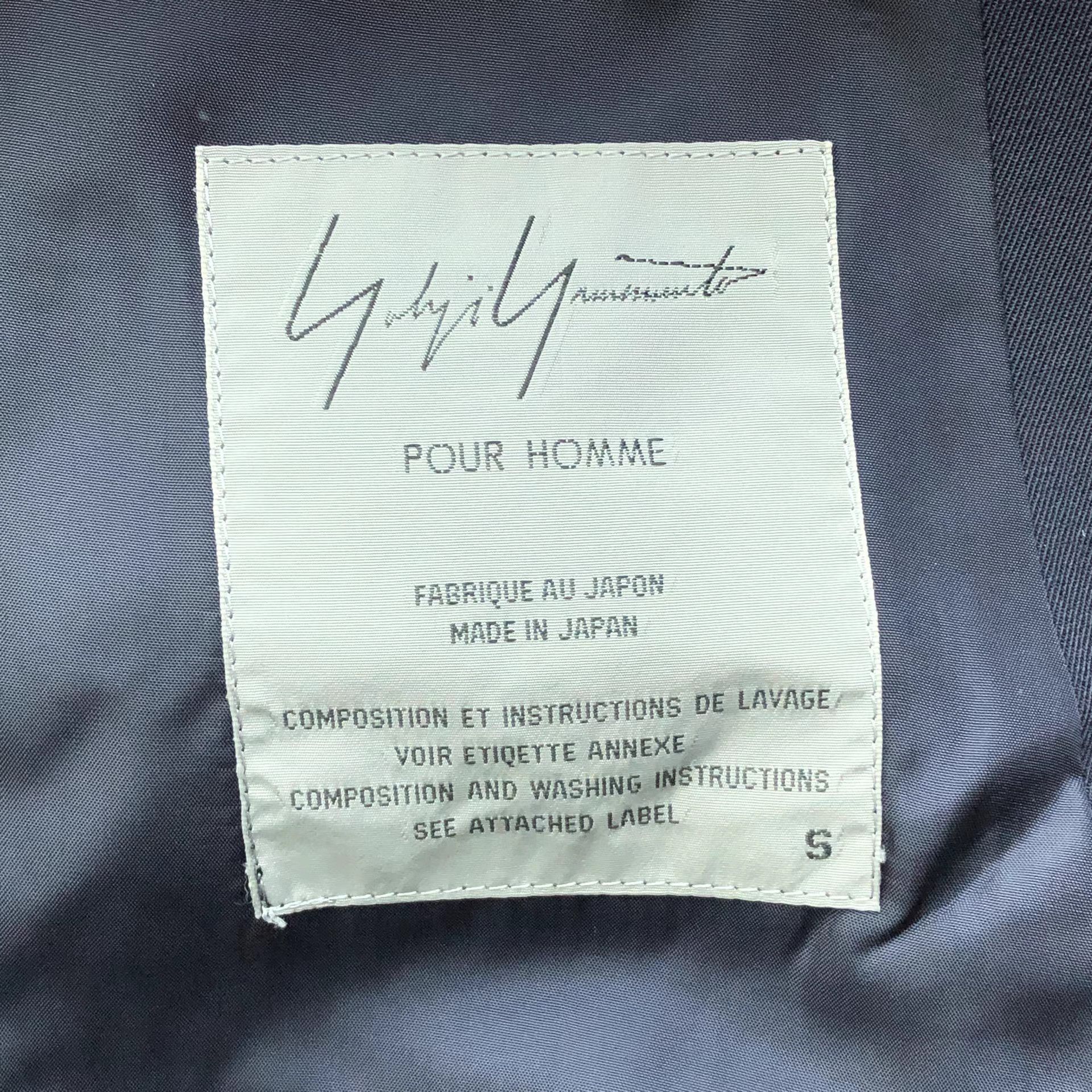 Yohji Yamamoto Black Double-Breasted Blazer - Size S Size US S / EU 44-46 / 1 - 6 Thumbnail